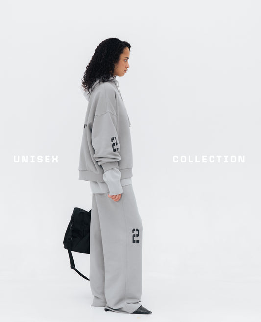 Світшот Vintage Gray UNISEX — сірий оверсайз світшот без капюшона від HUNTING SEASON