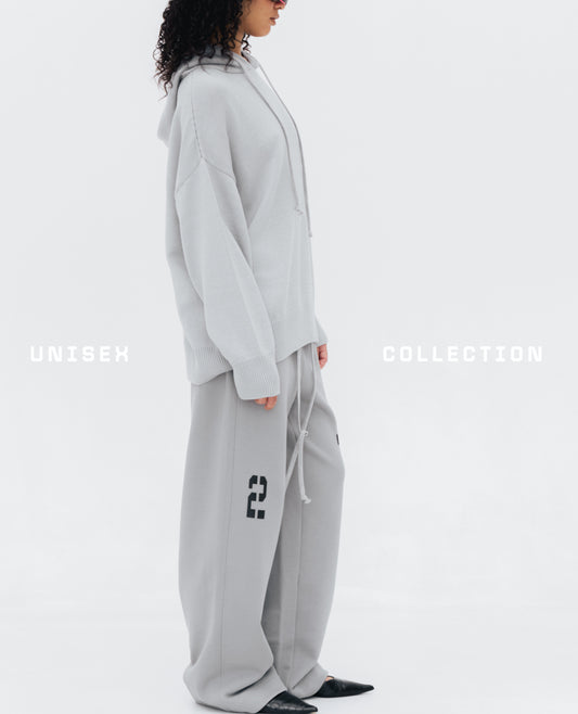В’язане худі Grey UNISEX