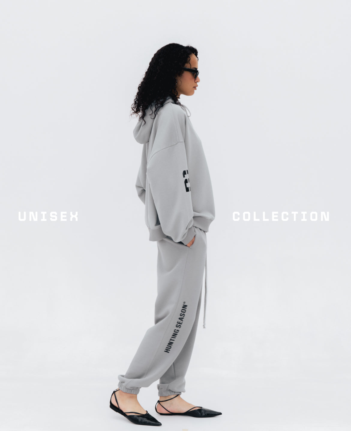 Худі ZIP Vintage Grey UNISEX