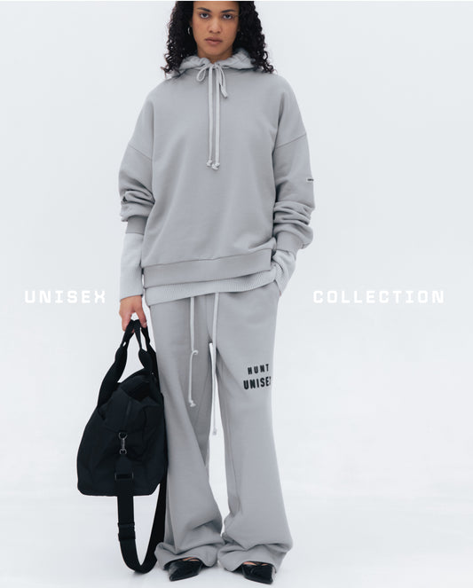 Джогери широкі Vintage Grey UNISEX — передній ракурс