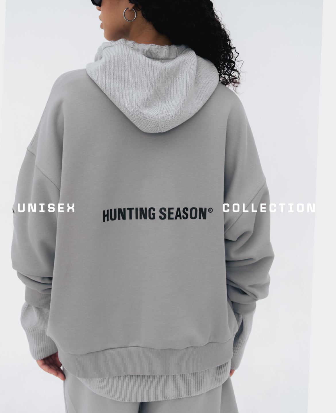 Худі ZIP Vintage Grey UNISEX