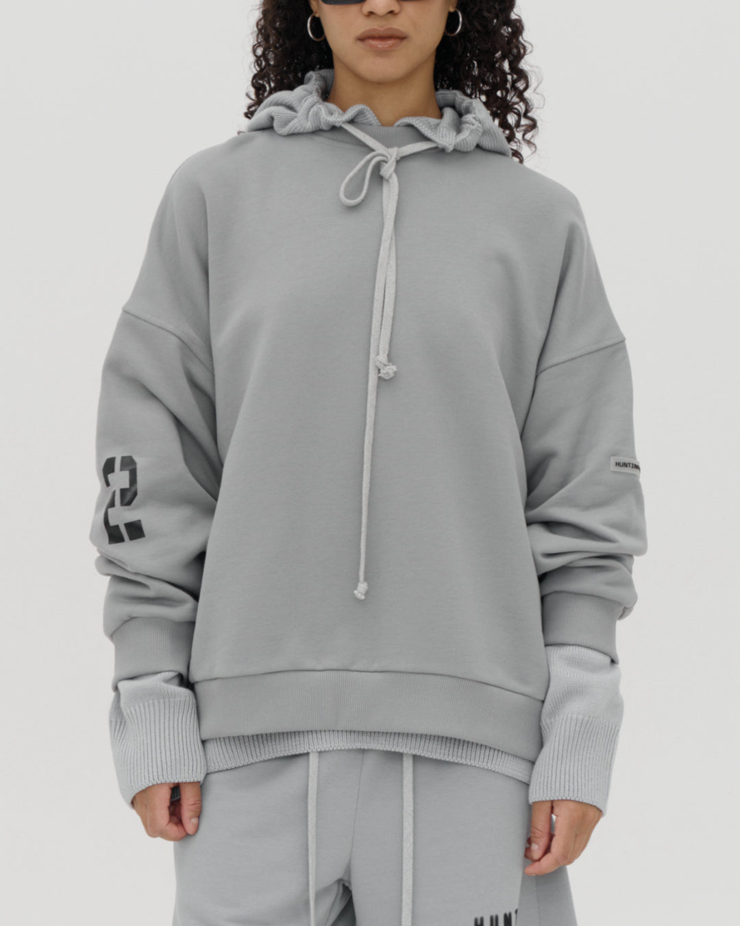 В’язане худі Vintage Grey UNISEX